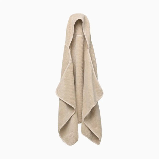 The Organic Ribbed Hooded Towel