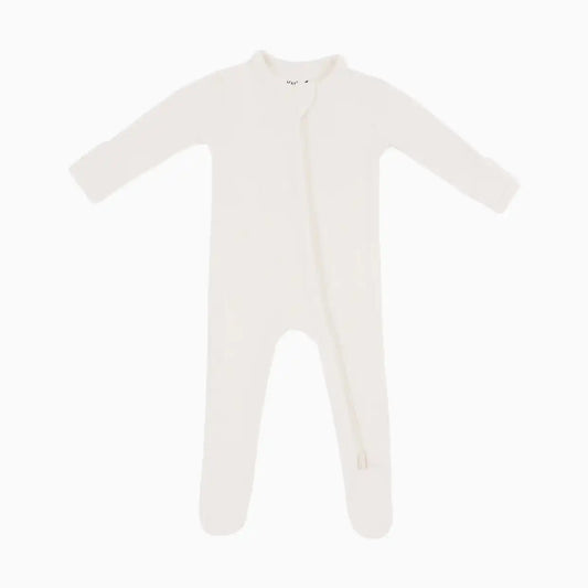 Ribbed Zipper Footie