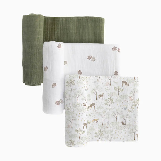 Cotton Muslin Swaddle 3 Pack