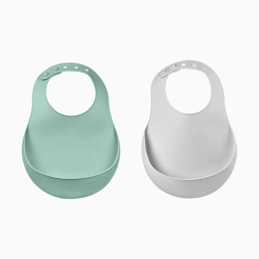 Silicone Bibs (Set of 2)