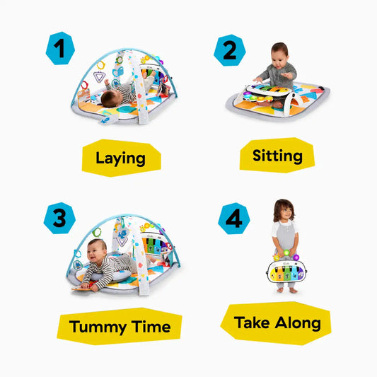 4-in-1 Kickin Tunes Music and Learning Play Gym