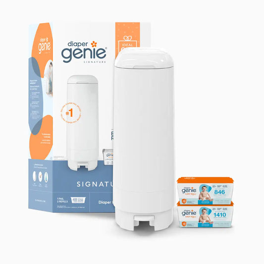 Signature Diaper Pail Gift Set with 48 Refill Bags