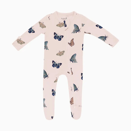 Printed Zipper Footie