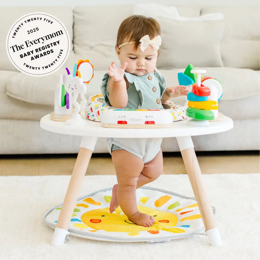 4-in-1 Montessori Inspired Wooden Activity Center & Table