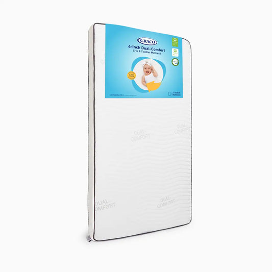 Dual Comfort 6-Inch Foam Crib & Toddler Mattress