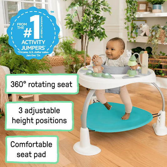 Spring & Sprout 2-in-1 Activity Jumper & Table