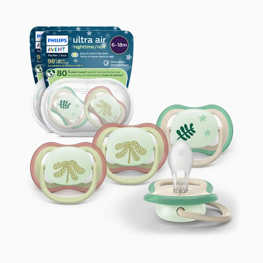 Ultra Air Pacifier Night 6-18M (4 Pack)