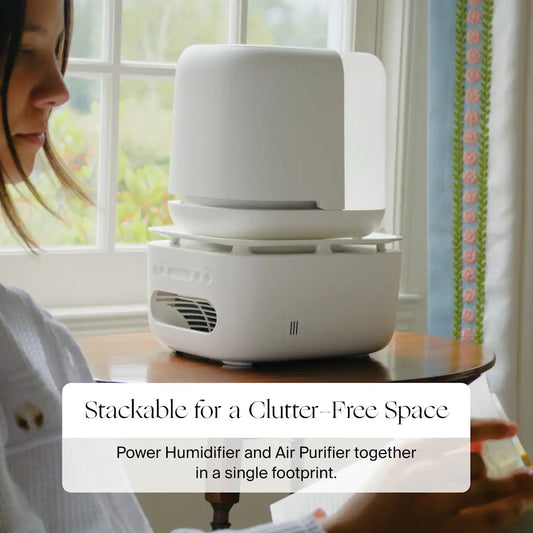 Nursery Humidifier + Air Purifier Tower