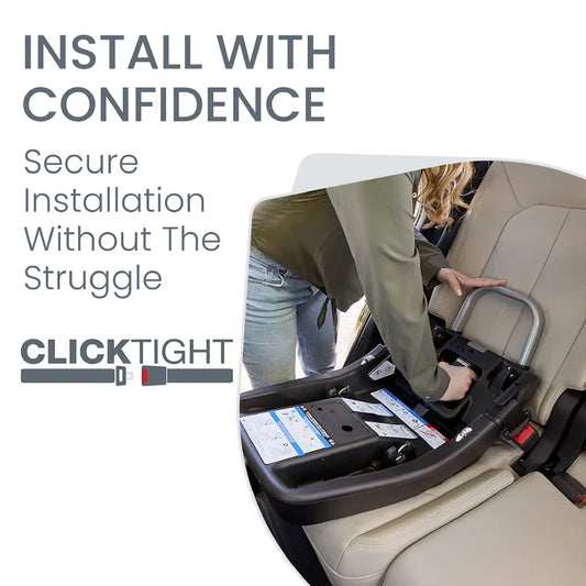 Alpine Infant Car Seat Base with ClickTight