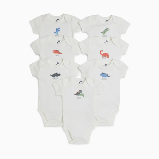Organic Cotton Days Of The Week Bodysuit (7 Pack)